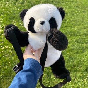 Panda Bear Plush Stuffed Animal Backpack